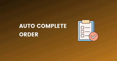 auto change order status to complete