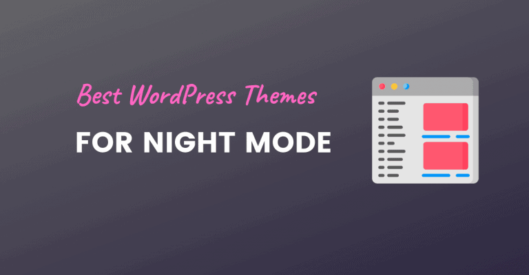 night mode wordpress themes