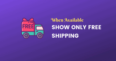 show only free shipping if available