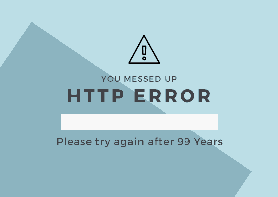 http error WordPress