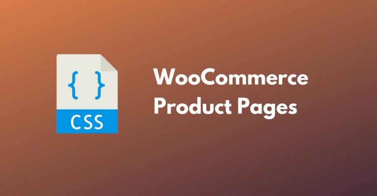 apply CSS To WooCommerce Product Pages Only