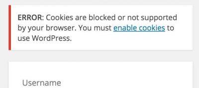 WordPress-Admin-Login-Cookies-Blocked-Error-Message