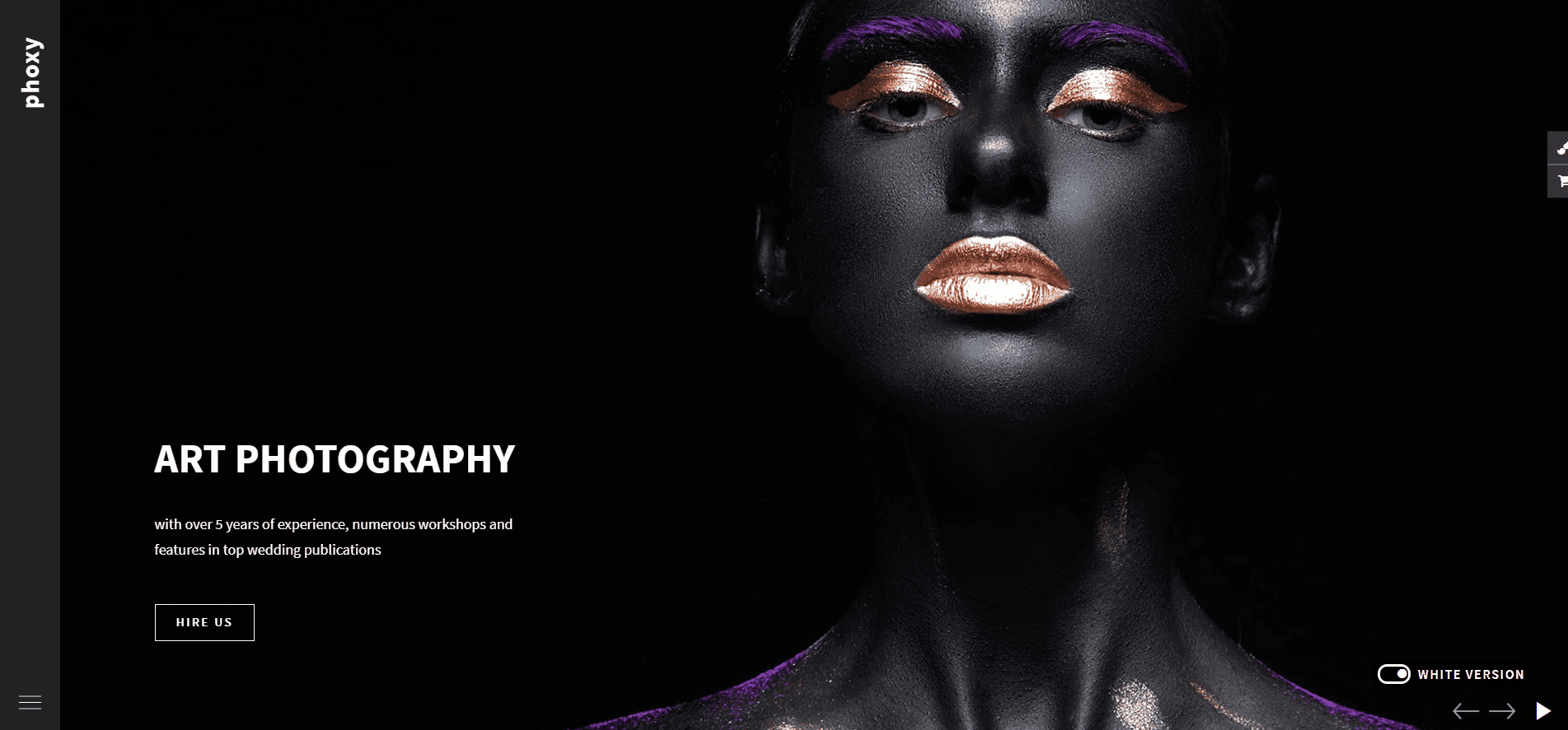6 Best Dark Wordpress Themes 6 phoxy dark wordpress themes