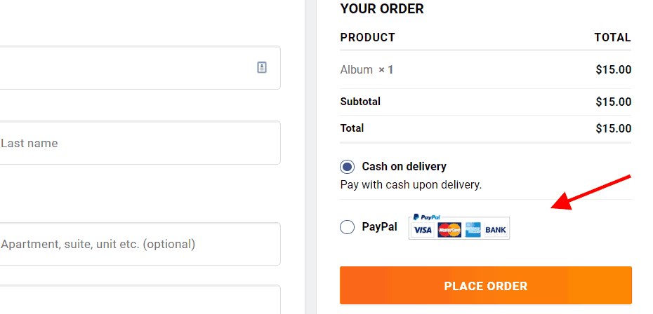 remove what is paypal with css